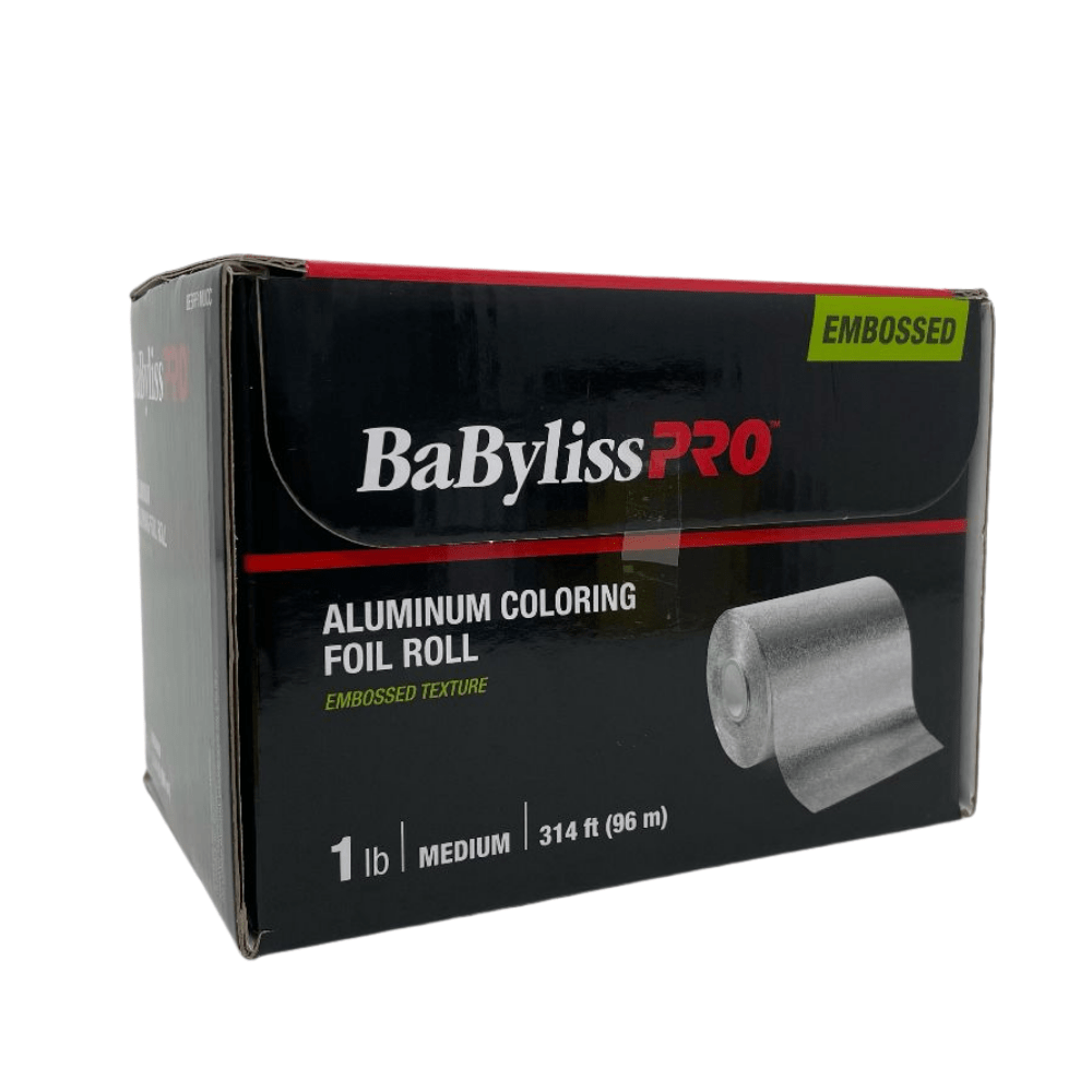 BABYLISS PRO Aluminum Coloring Foil Roll Embossed Medium 1LB 314ft (96m)