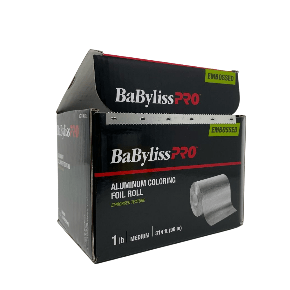 BABYLISS PRO Aluminum Coloring Foil Roll Embossed Medium 1LB 314ft (96m)