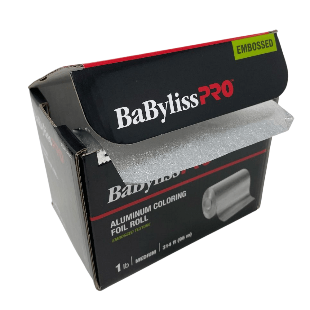 BABYLISS PRO Aluminum Coloring Foil Roll Embossed Medium 1LB 314ft (96m)