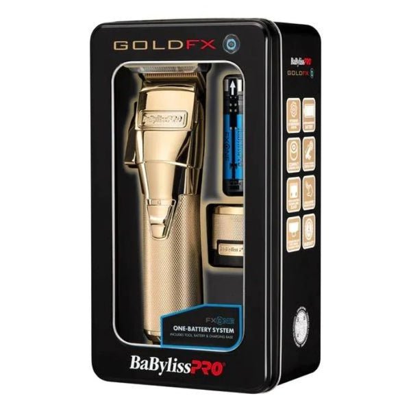 BABYLISS PRO GoldFX All-Metail Interchangeable Battery Clipper FX899G