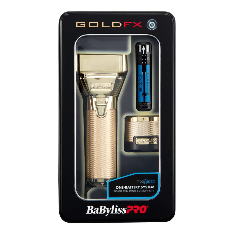 BABYLISS PRO GoldFX All-Metal Interchangeable Battery Shaver FX79FSG