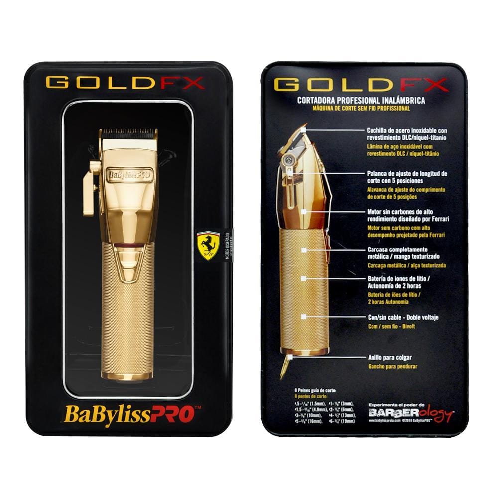 BABYLISS PRO GoldFX FX870G Metal Lithium Clipper