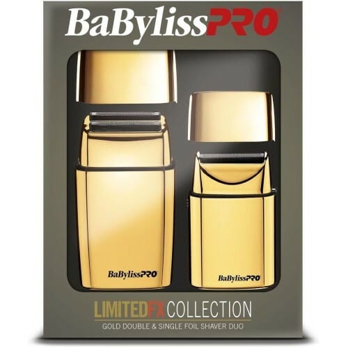 BABYLISS PRO Limited FX Double & Single Foil Shaver Set (Gold)