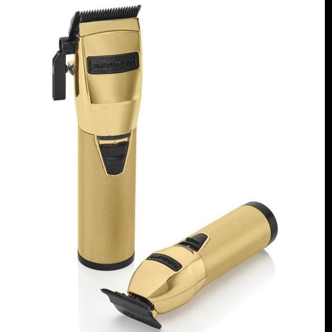 BABYLISS PRO LimitedFX Collection Gold Clipper & Trimmer Set FXHOLPK2GB