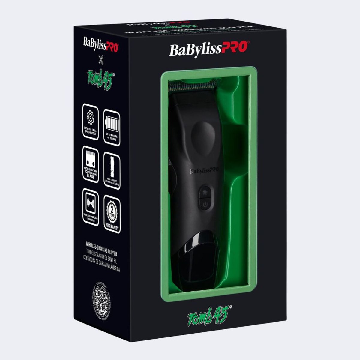 BABYLISS PRO Tomb45 Wireless-Charging Clipper