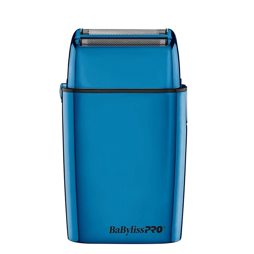 BABYLISSPRO FOILFX 02 Cord/Cordless Metal Double-Foil Shaver – Limited Edition (Blue)