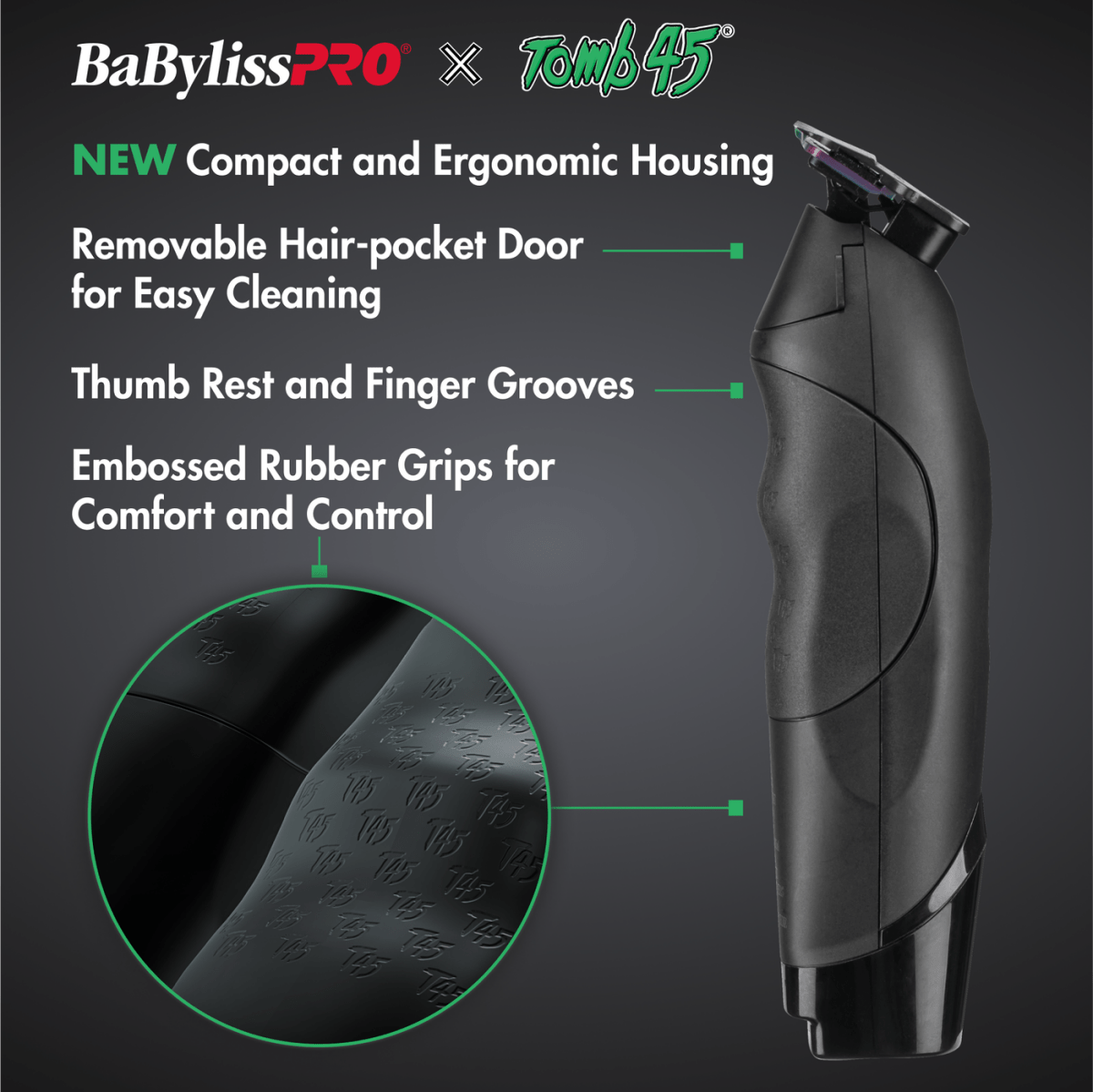BABYLISSPRO Tomb45 FXT45T Wireless-Charging Trimmer