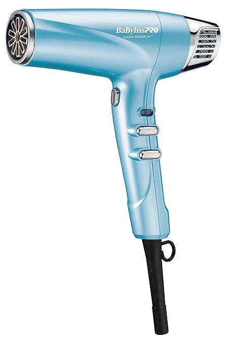 BaBylissPRO Nano Titanium Dual Ionic High-speed Hairdryer