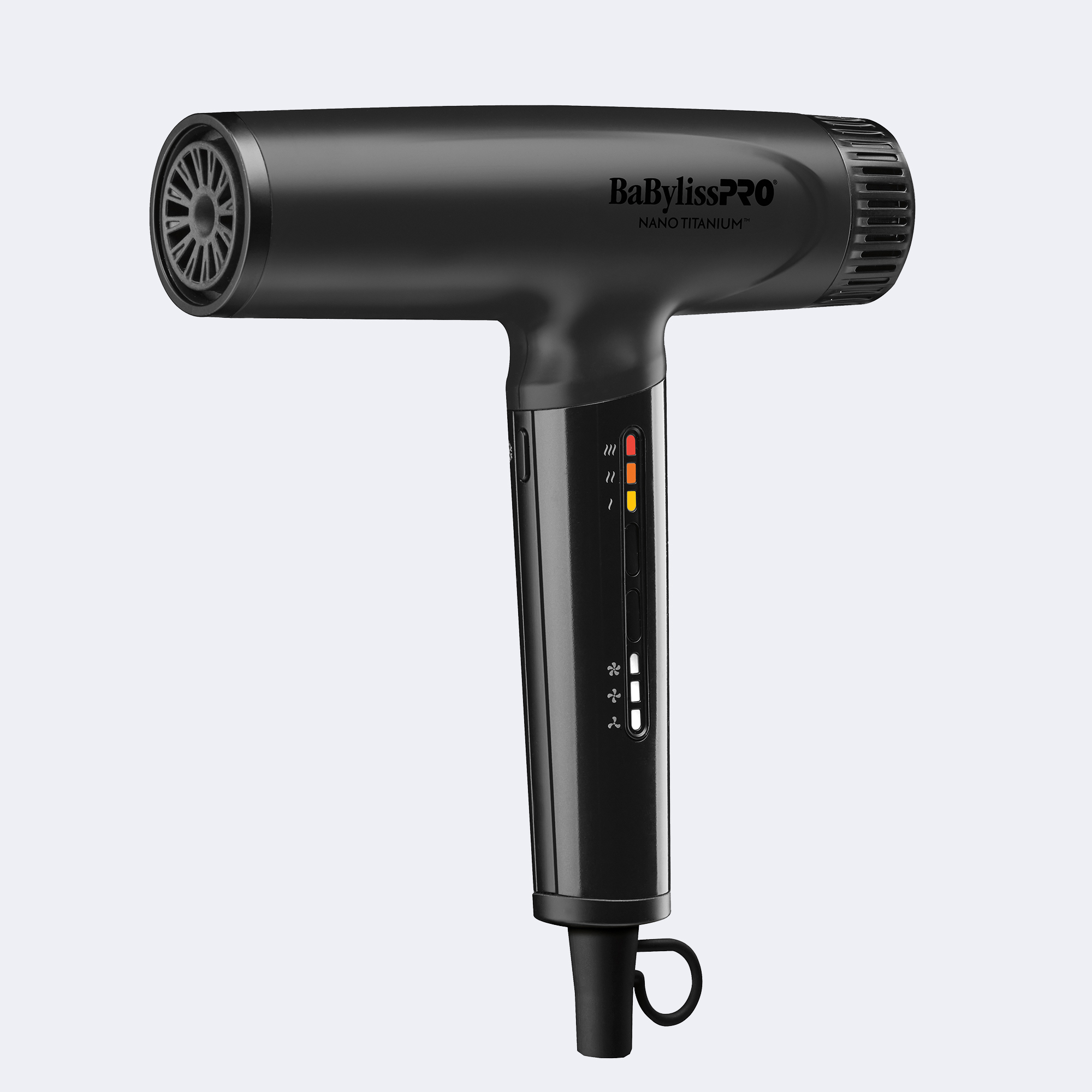 BabylissPro Nano Titanium High Speed Light Hair Dryer Matte Black