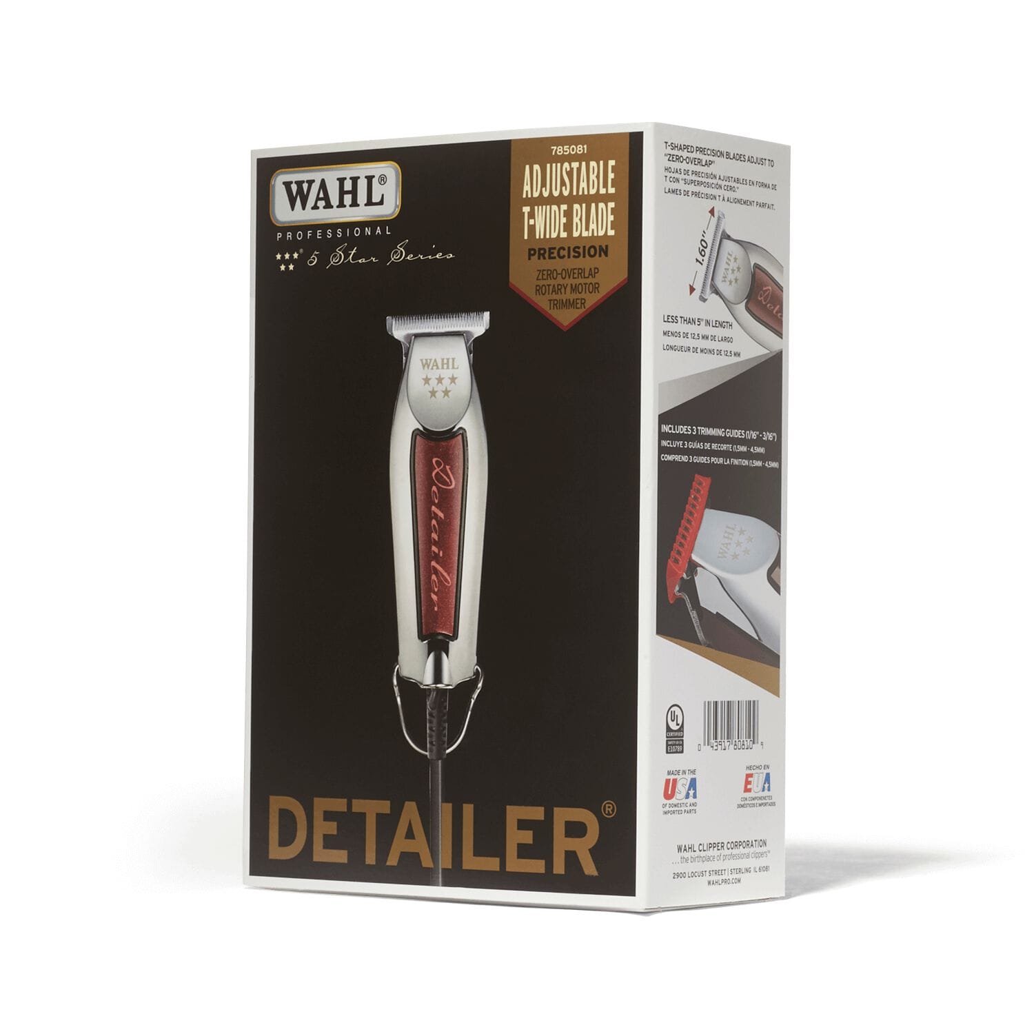 WAHL PROFESSIONAL Detailer Adjustable T-Wide Blade