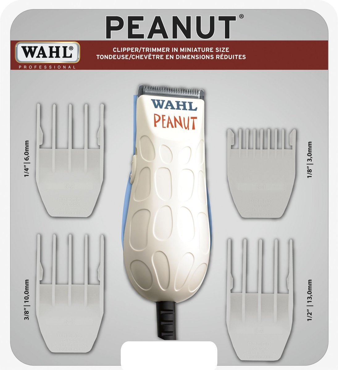 WAHL PROFESSIONAL Peanut Clipper/Trimmer in miniature size White
