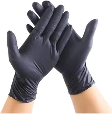 Clean Shield Nitrile Black Gloves 100pcs - Large