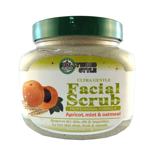 Gentle Apricot, Mint & Oatmeal Facial Scrub - Hollywood Luxe 325g