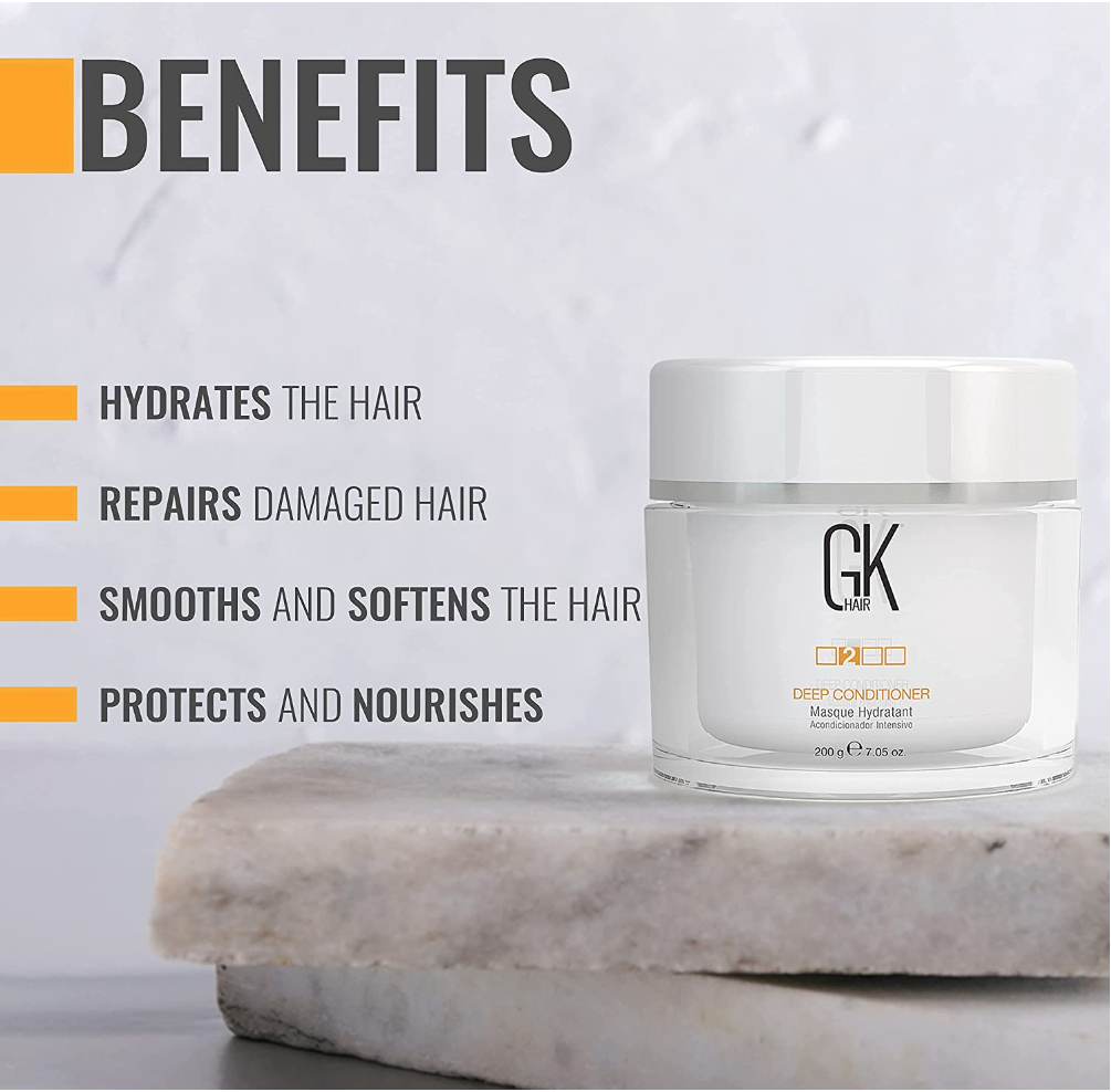 GK Hair Global Keratin Deep Conditioning Treatment - 200g