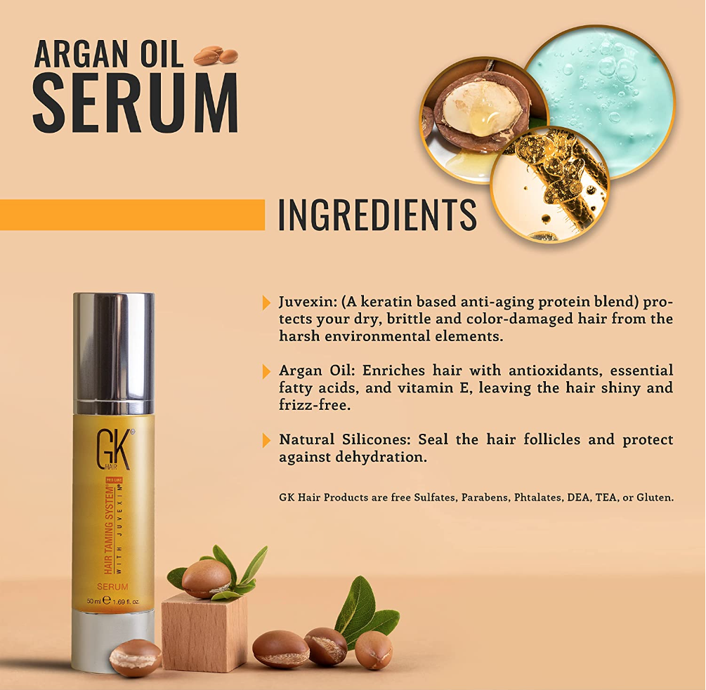 GK Hair Global Keratin Hair Serum - 50ml