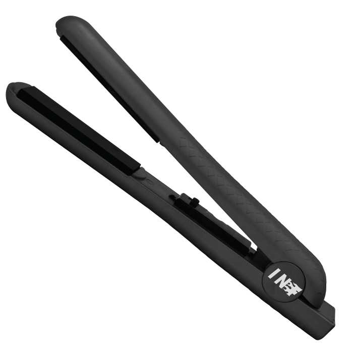 8cup - Tourmaline-Infused Ceramic 1-Inch Flat Iron - Sleek Black Edition
