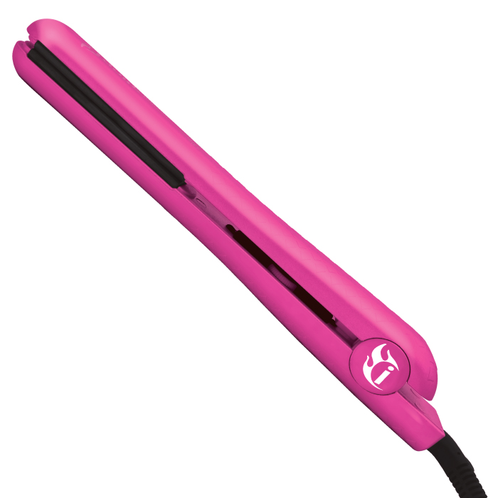 LUXE IGNITE Titanium Hair Straightener - 1 Inch, Blush Pink Edition
