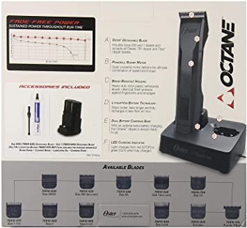 Oster 76550-100 Octane Professional Cordless Hair Clipper
