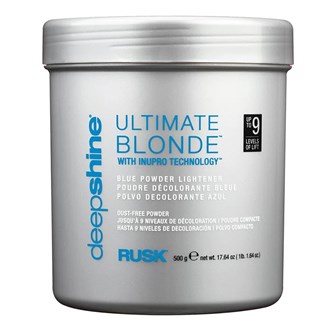 RUSK Ultimate Blonde Blue Powder Lightener (17.64oz)  