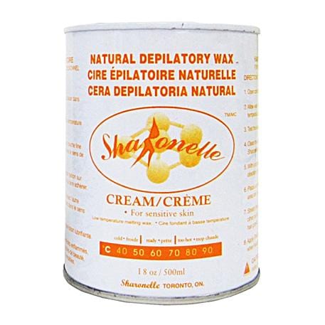 Sharonelle Soft Wax 18 oz – Cream (Case of 24)