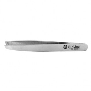 SILKLINE COMPACT PRECISION SLANT-TIP TWEEZERS